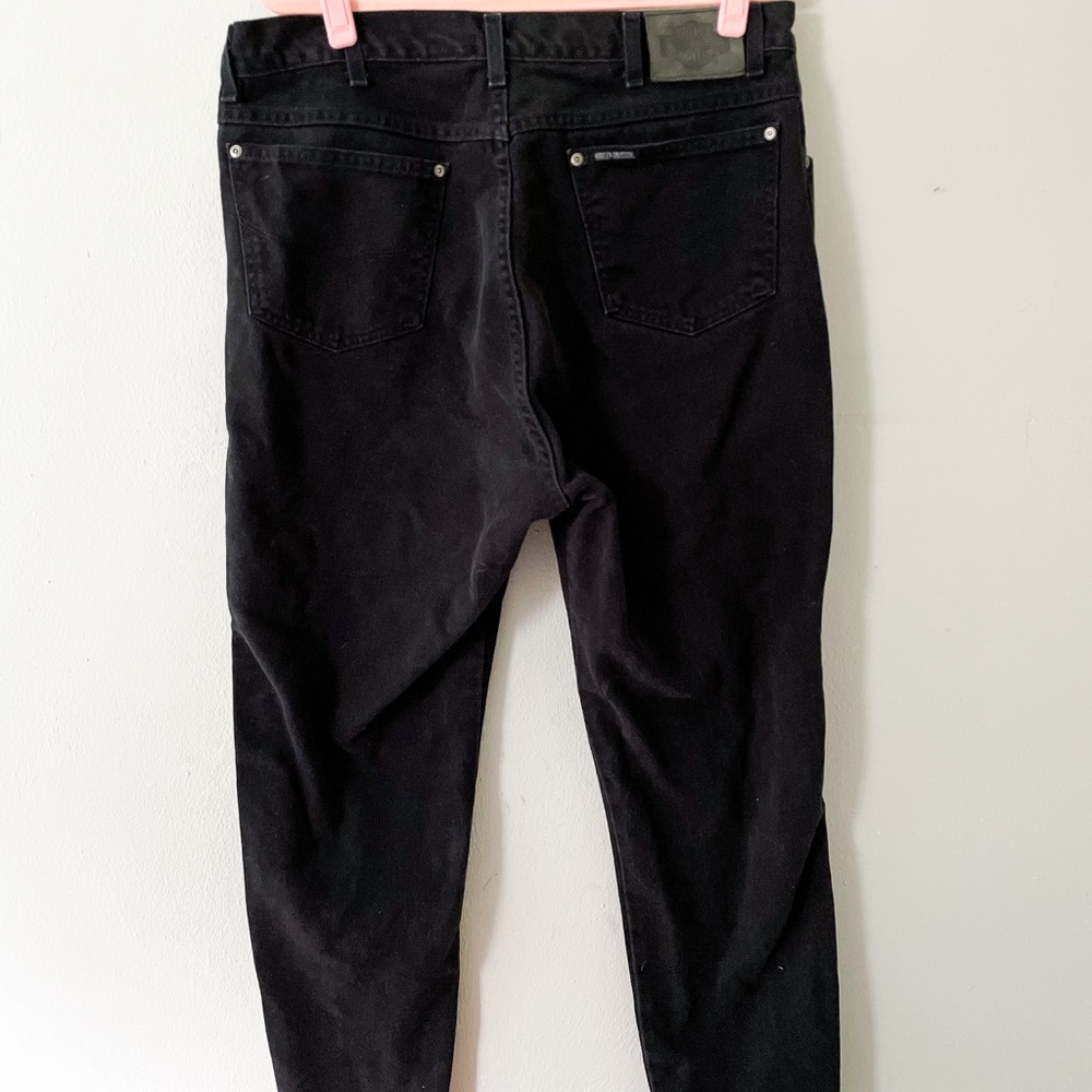 2001 y2k men’s Harley Davidson jeans in black - 36”